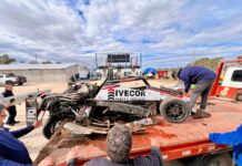 Joaquín Rubino y un fuerte accidente en la final de la Fórmula Plus